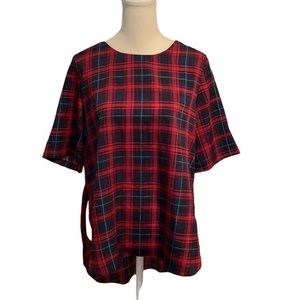 ALYTHEA plaid top